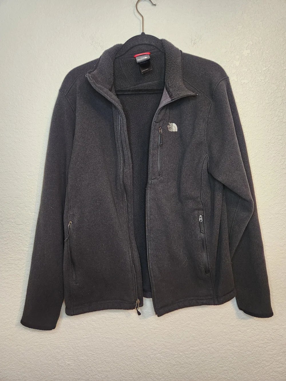 The North Face Black Full-Zip Fleece Jacket men's L